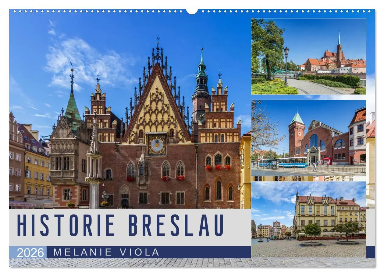 Cover: 9783457888407 | HISTORIE BRESLAU (Wandkalender 2026 DIN A2 quer), CALVENDO...