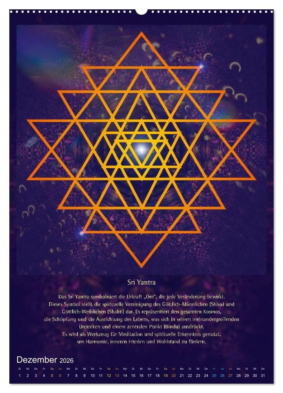 Bild: 9783516738407 | Heilige Geometrie und Bilder der Neuen Zeit (Wandkalender 2026 DIN...