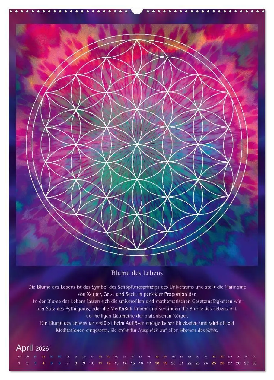 Bild: 9783516738407 | Heilige Geometrie und Bilder der Neuen Zeit (Wandkalender 2026 DIN...