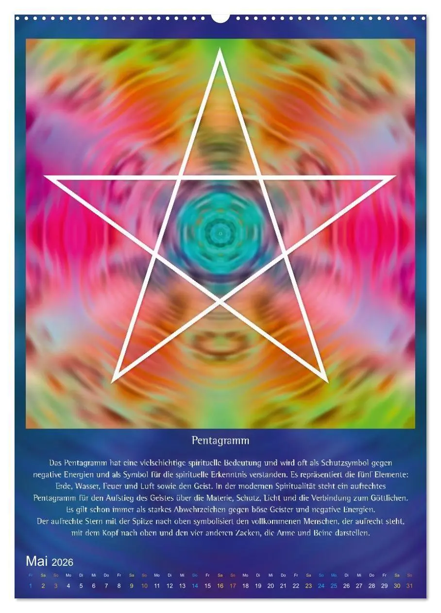 Bild: 9783516738407 | Heilige Geometrie und Bilder der Neuen Zeit (Wandkalender 2026 DIN...