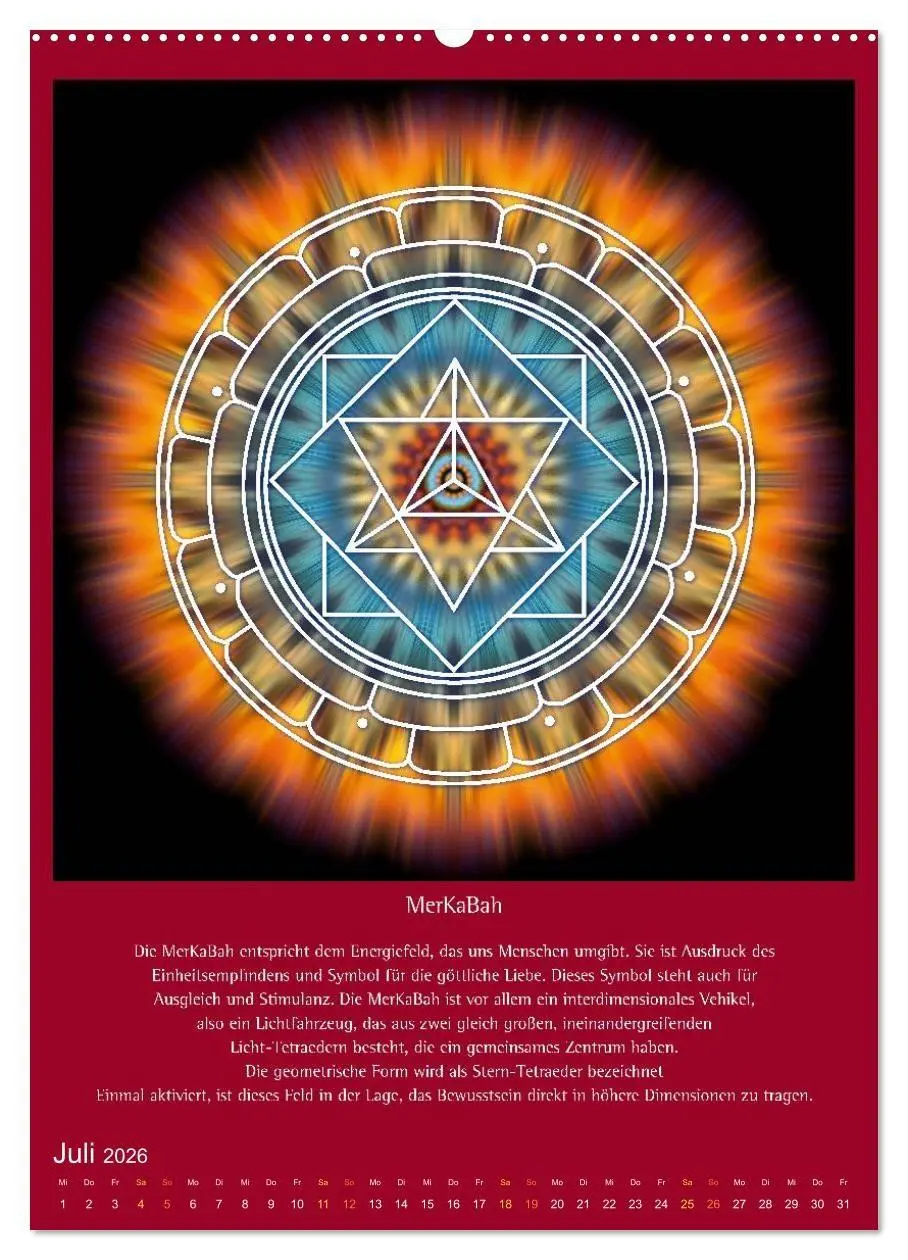Bild: 9783516738407 | Heilige Geometrie und Bilder der Neuen Zeit (Wandkalender 2026 DIN...