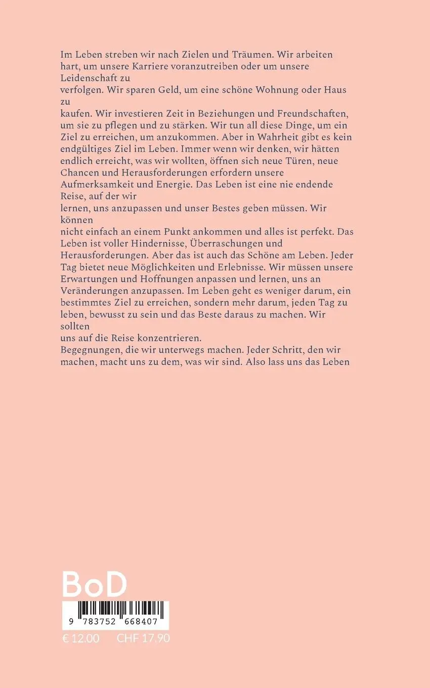 Rückseite: 9783752668407 | Man kann im Leben nicht ankommen, oder? | Antonio Mario Zecca | Buch
