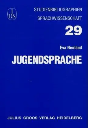 Cover: 9783872768407 | Jugendsprache | Eva Neuland | Taschenbuch | Deutsch | 1999 | Groos