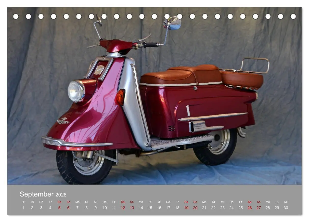 Bild: 9783457878507 | Heinkel Tourist 103-A2 Ein Freund fürs Leben (Tischkalender 2026...