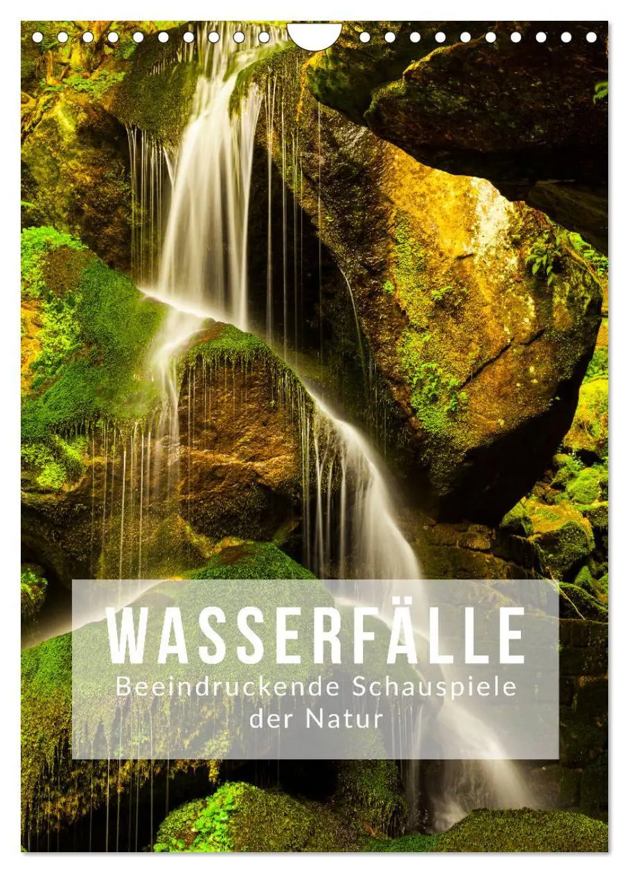 Cover: 9783516418507 | Wasserfälle. Beindruckende Schauspiele der Natur (Wandkalender 2026...