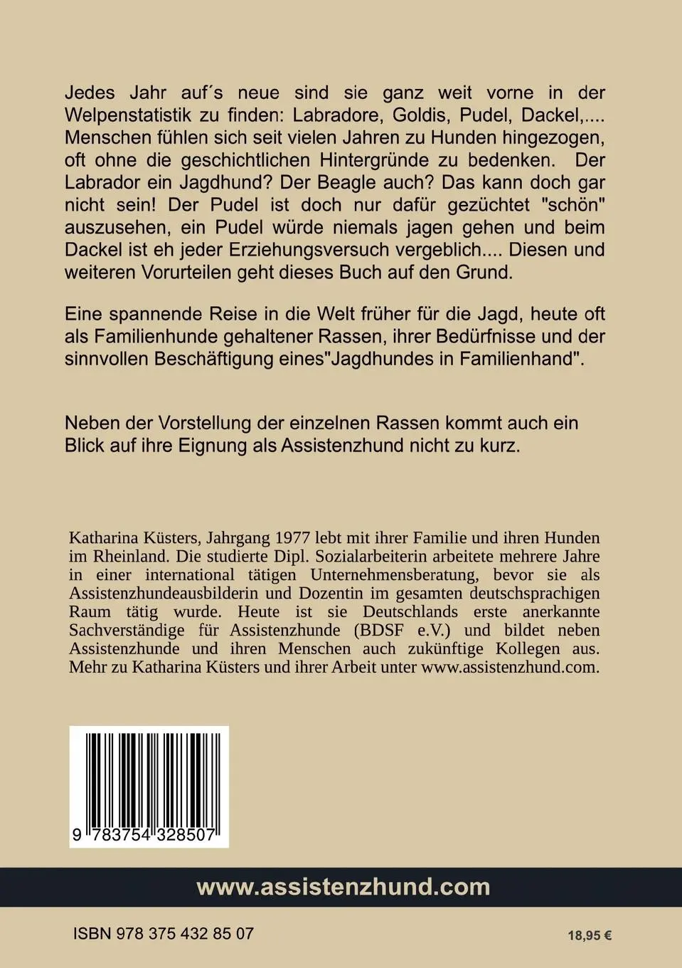 Rückseite: 9783754328507 | Die beliebtesten Hunderassen | Katharina Küsters | Taschenbuch | 2021