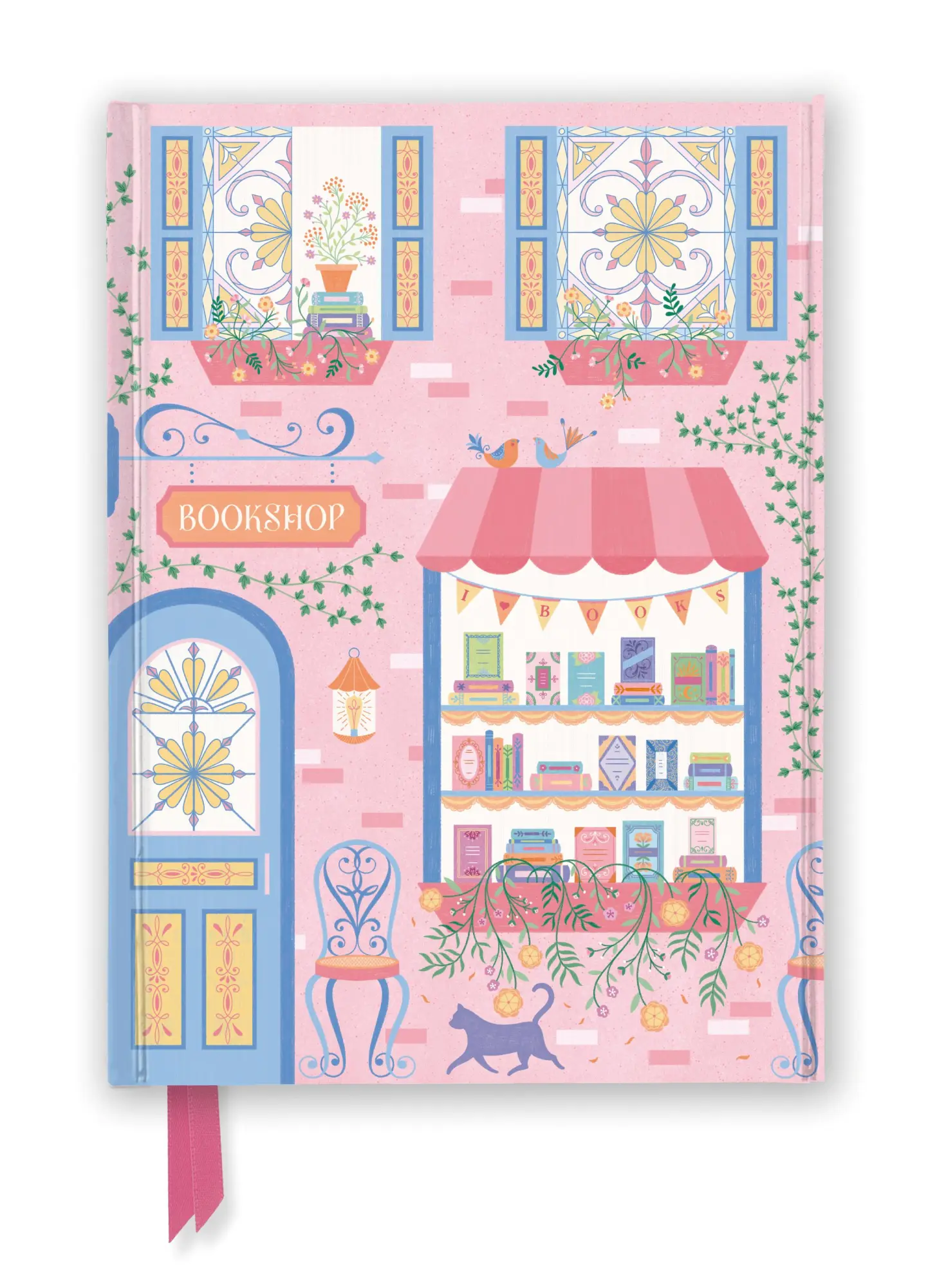 Cover: 9781804178607 | Jenny Zemanek: The Bookshop (Foiled Journal) | Flame Tree Publishing