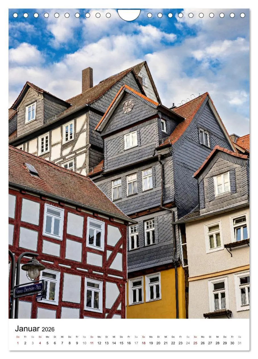 Bild: 9783457248607 | Marburg - Die Perle an der Lahn (Wandkalender 2026 DIN A4 hoch),...