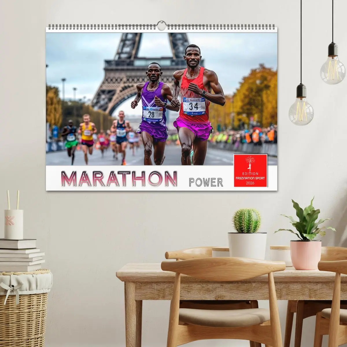 Bild: 9783457318607 | Marathon Power (Wandkalender 2026 DIN A2 quer), CALVENDO...