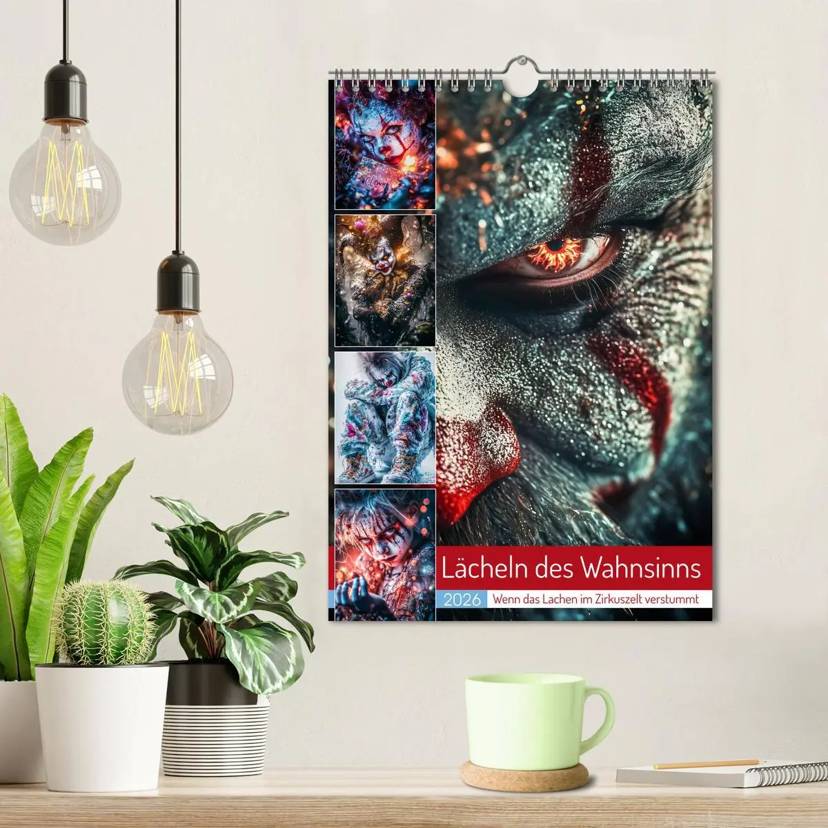Bild: 9783457488607 | Lächeln des Wahnsinns (Wandkalender 2026 DIN A4 hoch), CALVENDO...