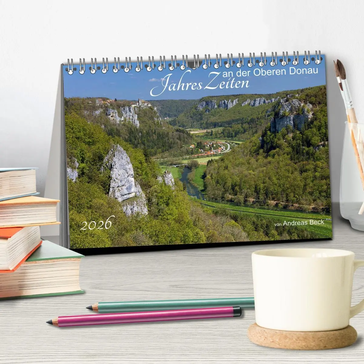 Bild: 9783457938607 | JahresZeiten an der Oberen Donau (Tischkalender 2026 DIN A5 quer),...
