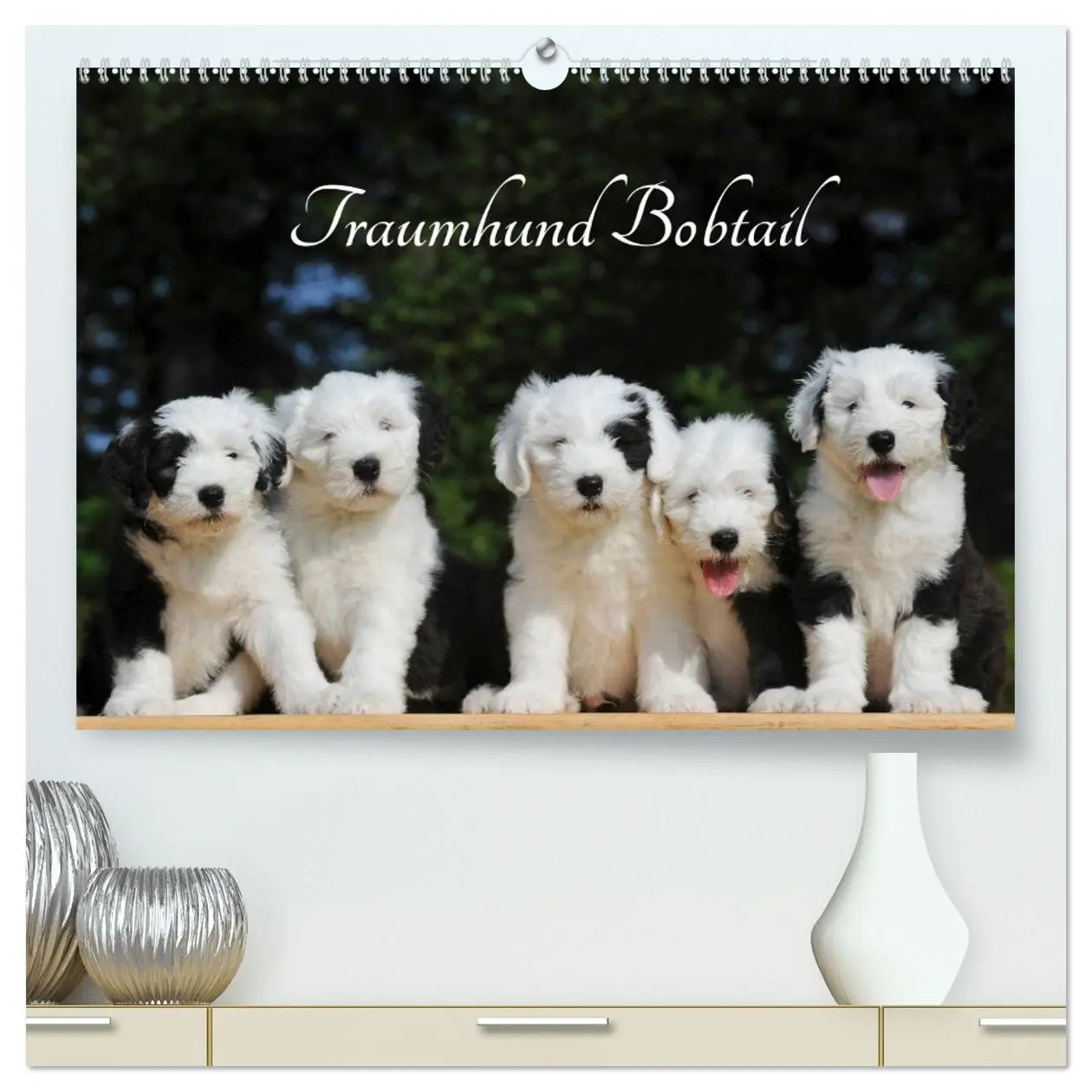 Cover: 9783516028607 | Traumhund Bobtail (hochwertiger Premium Wandkalender 2026 DIN A2...