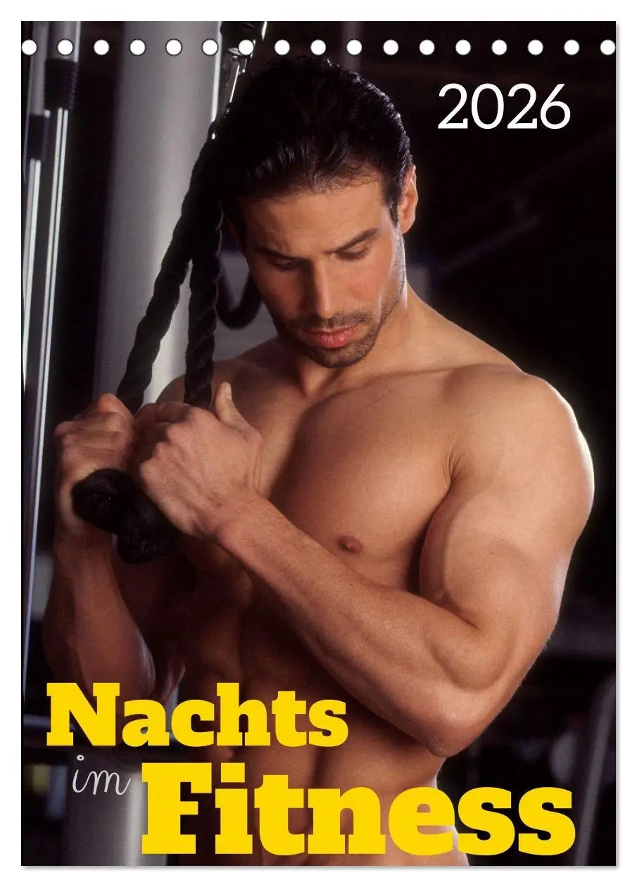 Cover: 9783516338607 | Nachts im Fitness (Tischkalender 2026 DIN A5 hoch), CALVENDO...