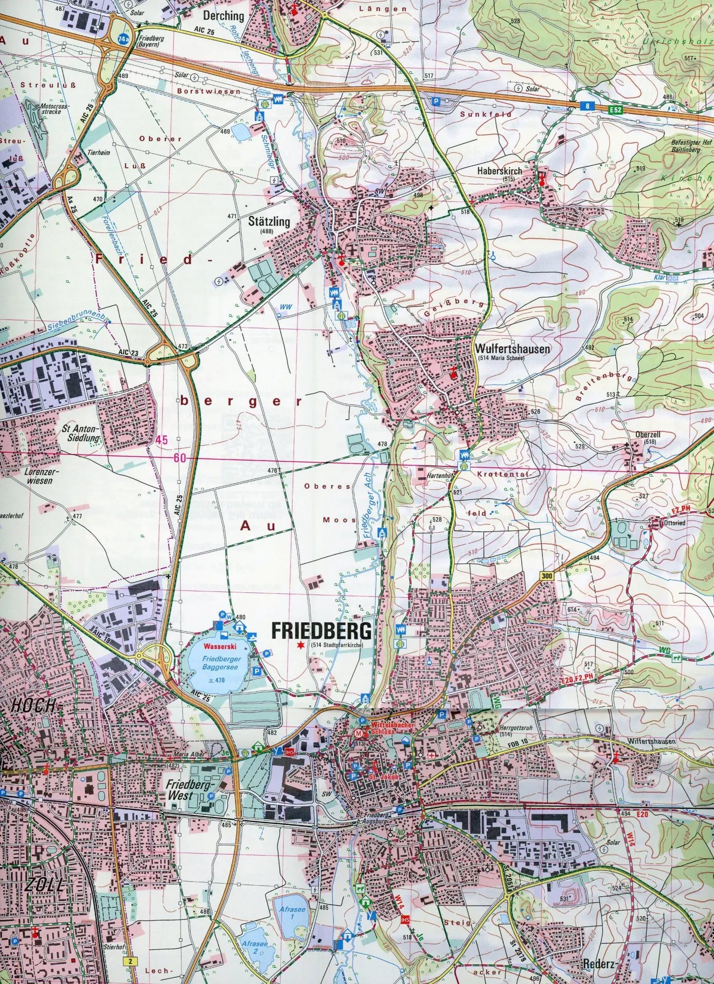 Bild: 9783899338607 | Aichach 1 : 25 000 | Digitalisierung | (Land-)Karte | Deutsch | 2021