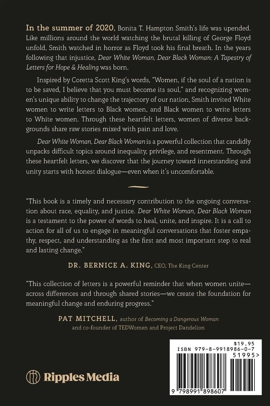 Rückseite: 9798991898607 | Dear White Woman, Dear Black Woman | Bonita T. Hampton Smith | Buch
