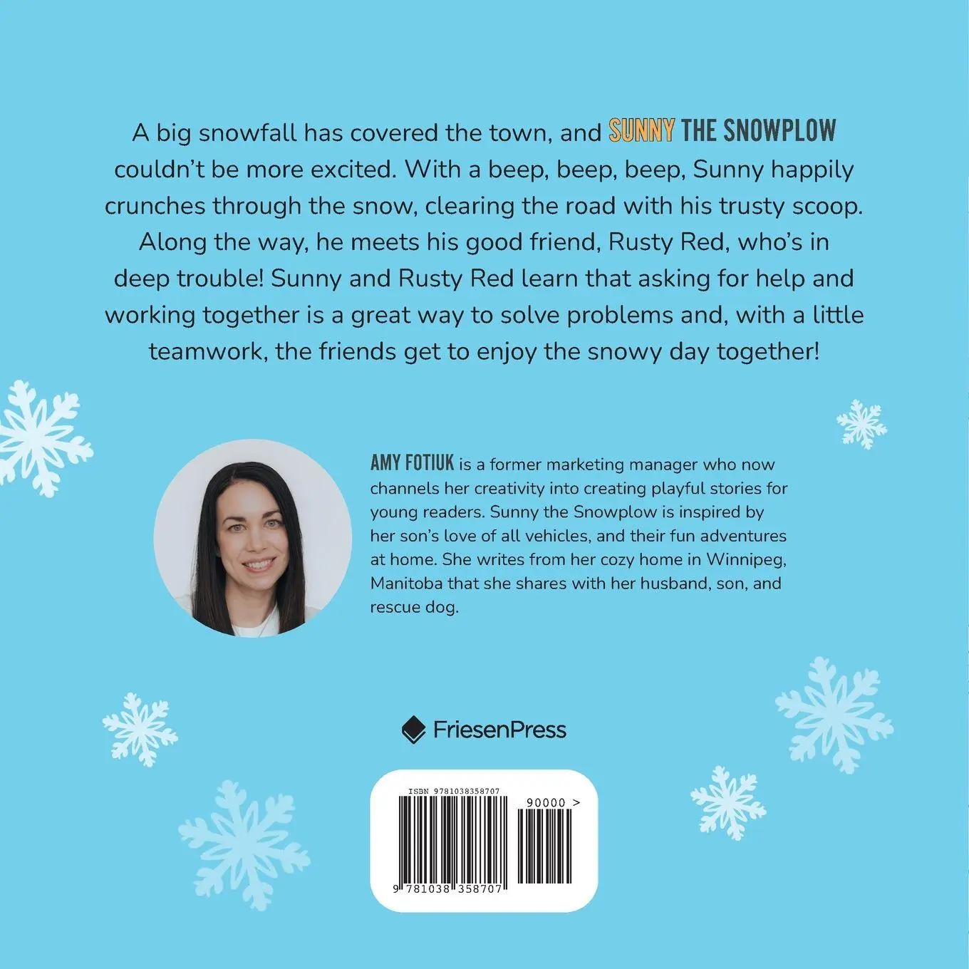 Rückseite: 9781038358707 | Sunny the Snowplow | Amy Fotiuk | Taschenbuch | Englisch | 2026