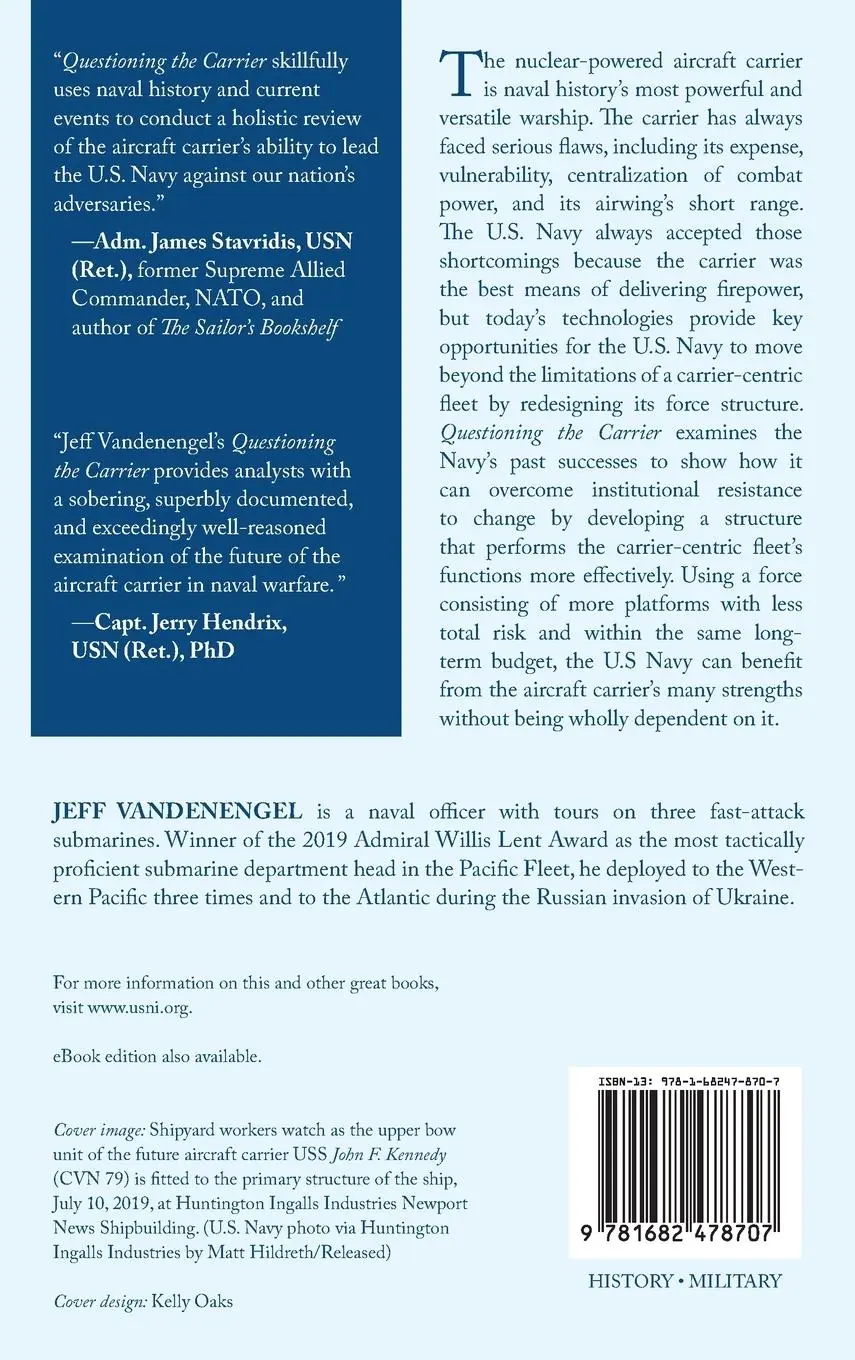 Rückseite: 9781682478707 | Questioning the Carrier | Jeff Vandenengel | Buch | Englisch | 2023
