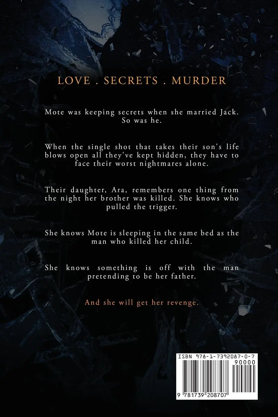 Rückseite: 9781739208707 | His Dark Reflection | A gripping tale of love, secrets and murder