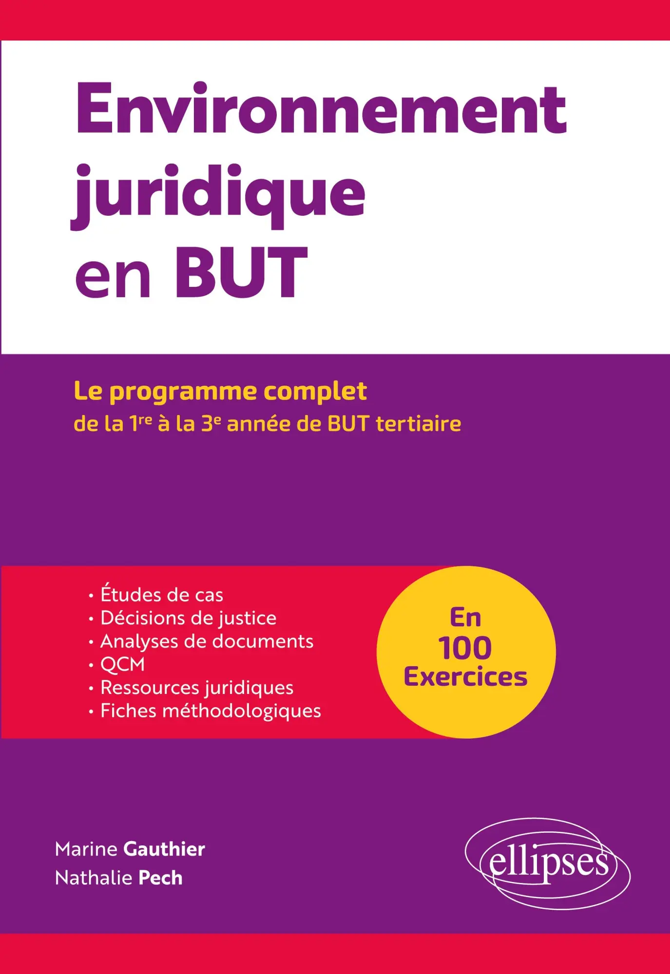 Cover: 9782340108707 | Environnement juridique en BUT (bachelor universitaire de technologie)