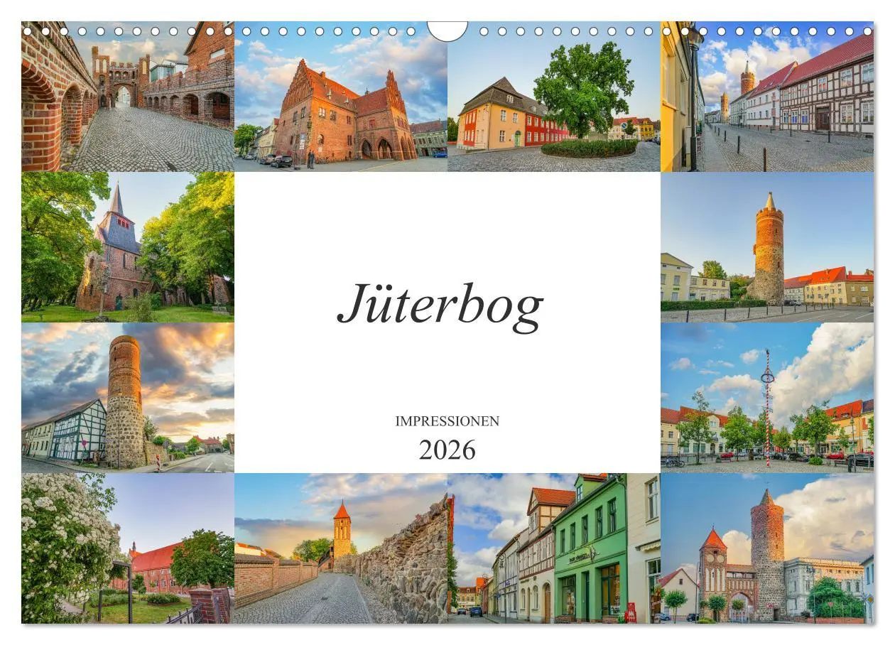 Cover: 9783457788707 | Jüterbog Impressionen (Wandkalender 2026 DIN A3 quer), CALVENDO...