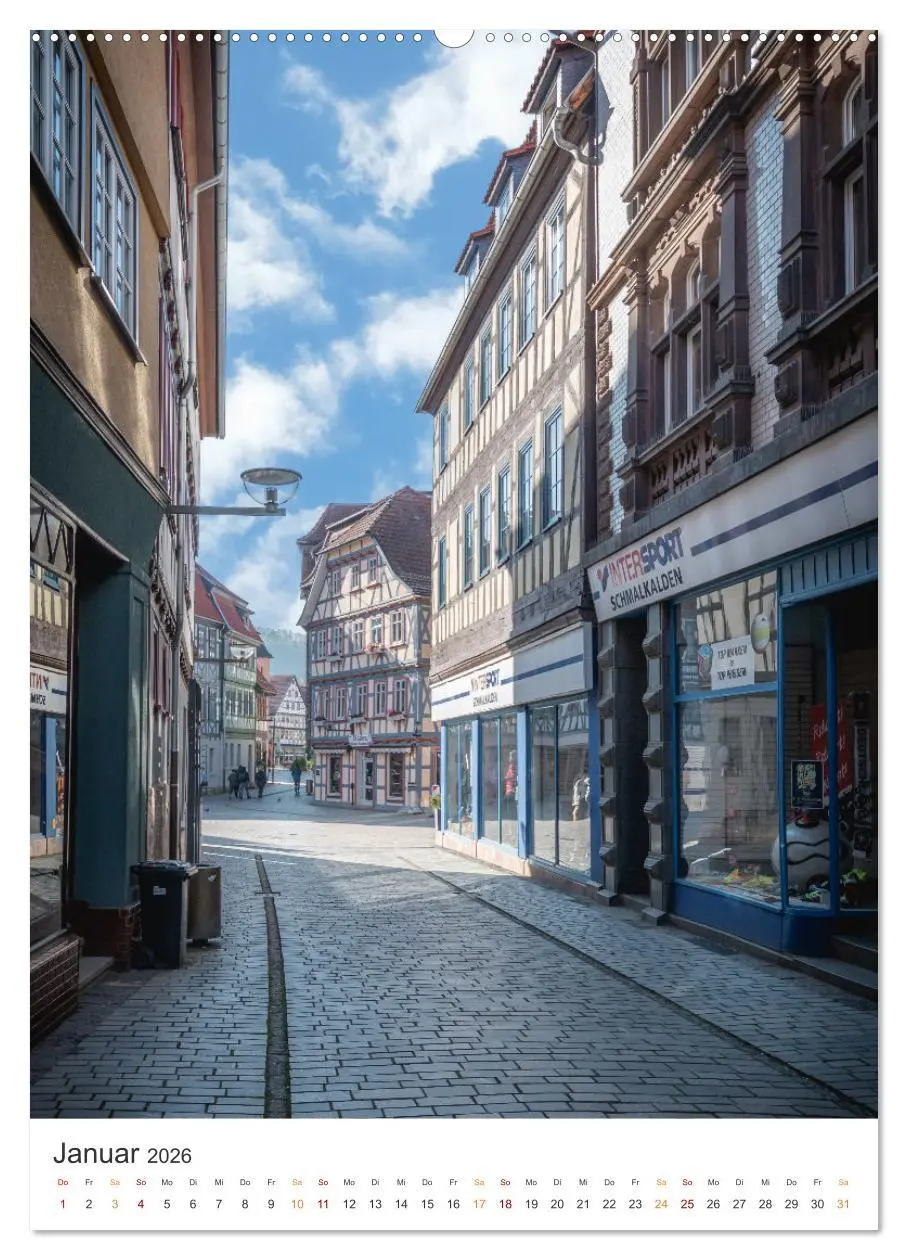Bild: 9783516328707 | Kurort Schmalkalden (Wandkalender 2026 DIN A2 hoch), CALVENDO...