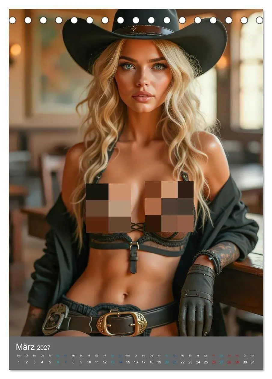 Bild: 9783516948707 | Western-Grazien (Tischkalender 2027 DIN A5 hoch), CALVENDO...