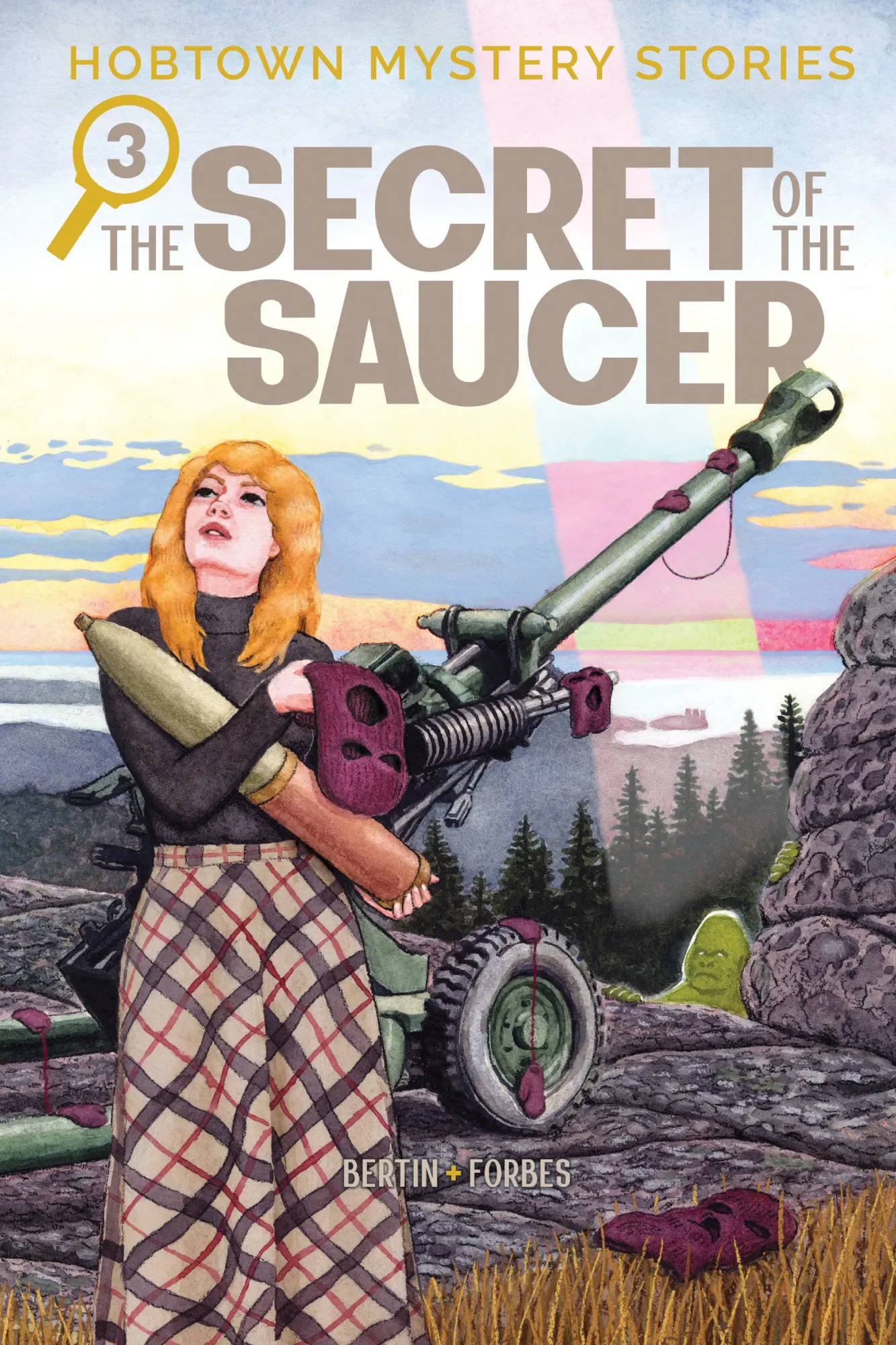 Cover: 9781637158807 | Hobtown Mystery Stories Vol. 3: The Secret of the Saucer | Kris Bertin
