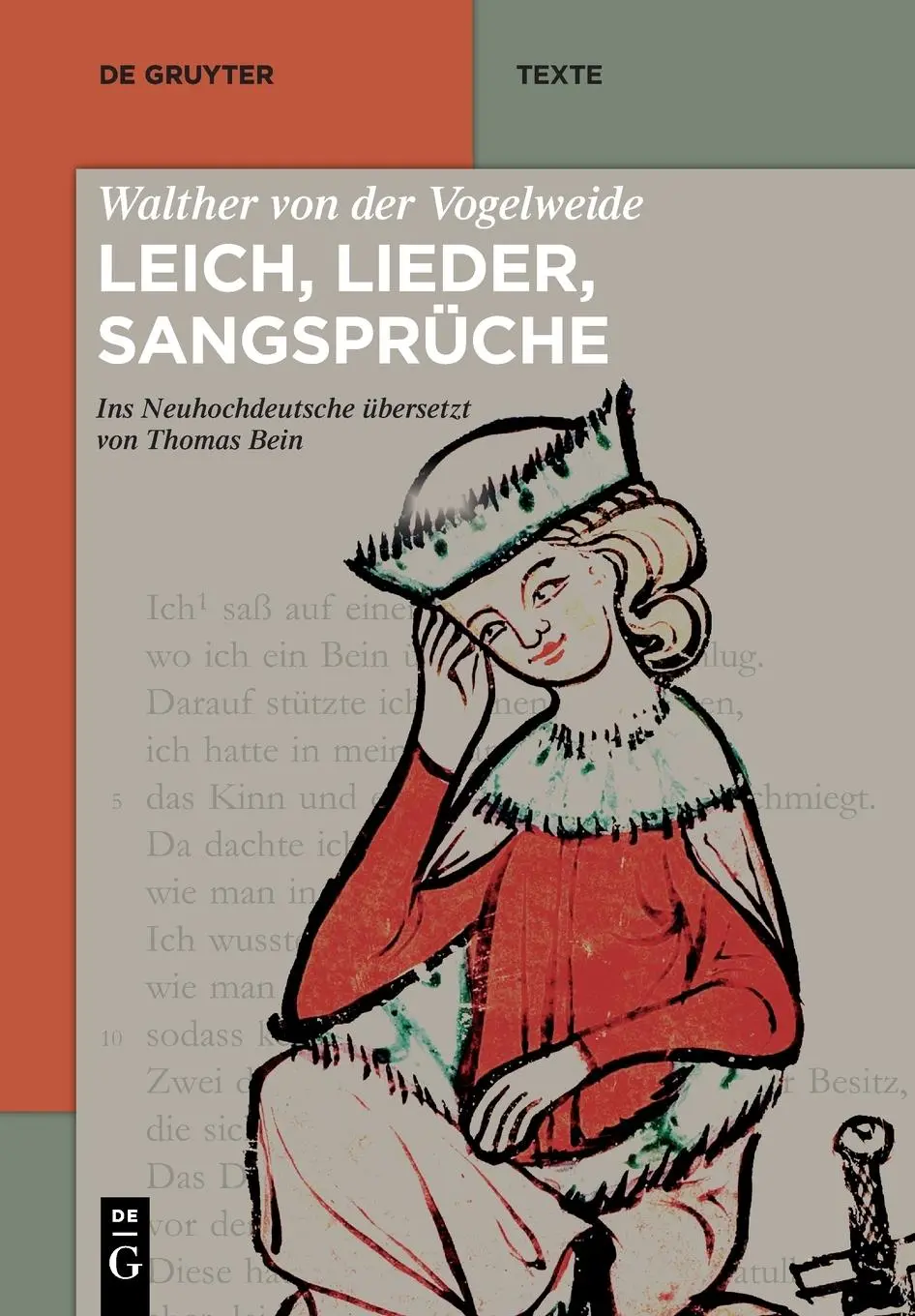 Cover: 9783110798807 | Walther von der Vogelweide: Leich, Lieder, Sangsprüche | Vogelweide