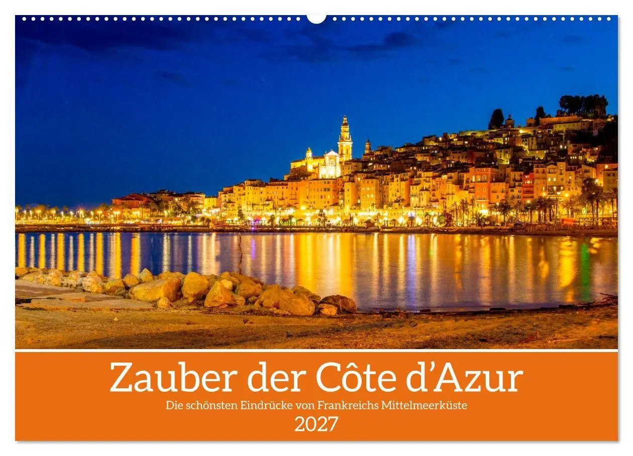 Cover: 9783516868807 | Zauber der Côte d'Azur (Wandkalender 2027 DIN A2 quer), CALVENDO...