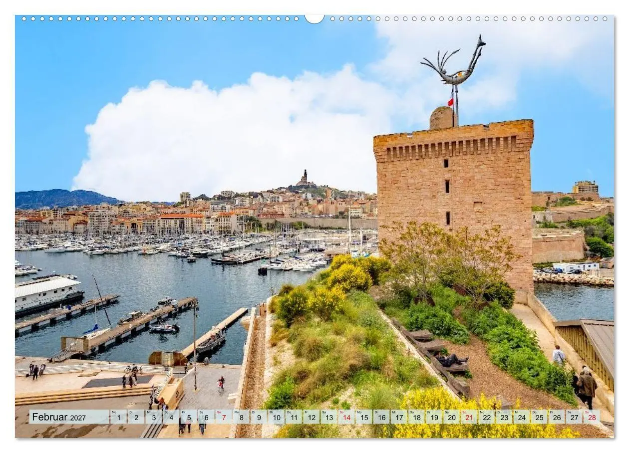 Bild: 9783516868807 | Zauber der Côte d'Azur (Wandkalender 2027 DIN A2 quer), CALVENDO...
