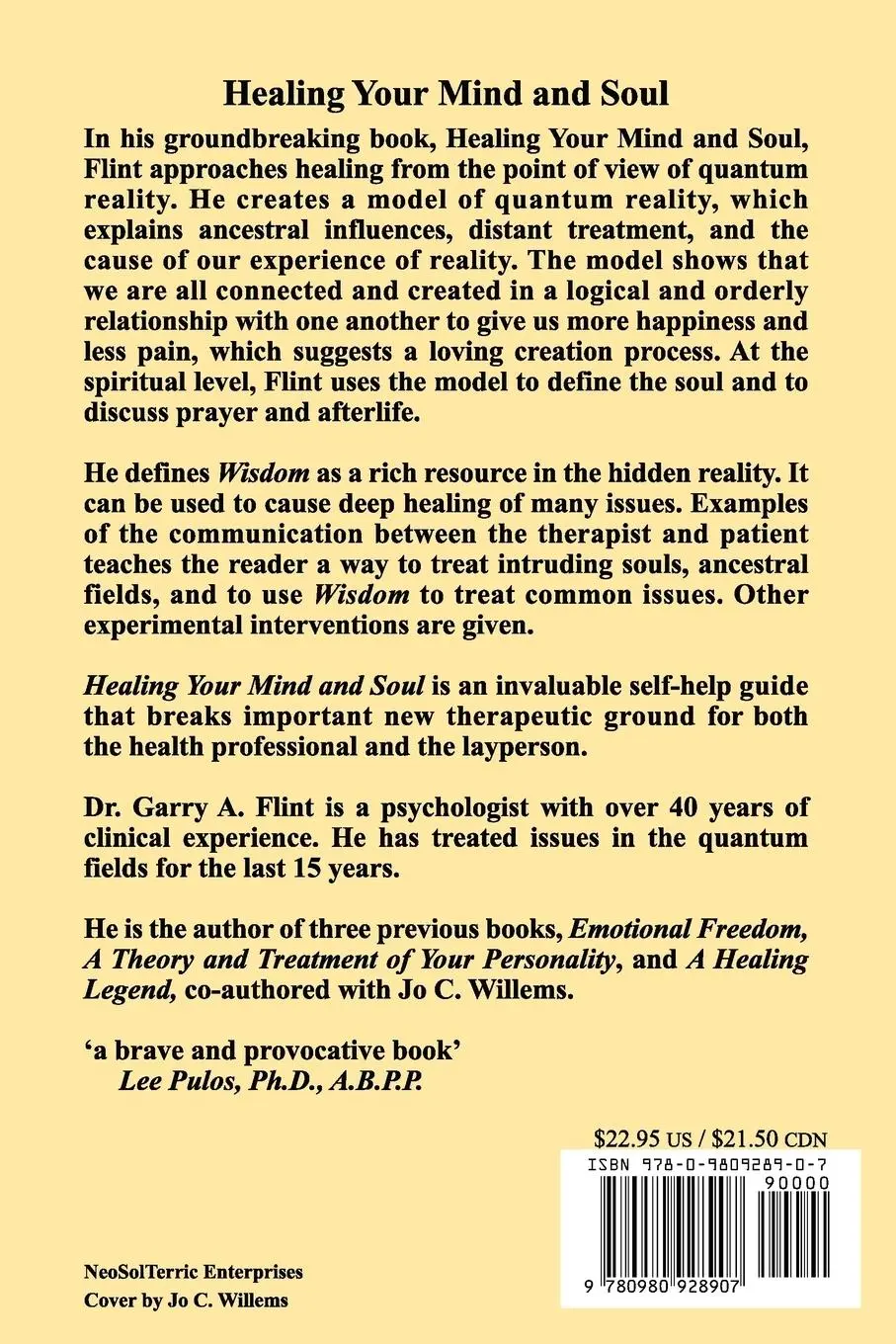 Rückseite: 9780980928907 | Healing Your Mind and Soul: Therapeutic Interventions in Quantum...
