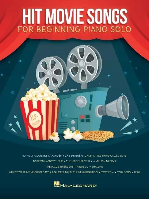 Cover: 9781540089007 | Hit Movie Songs: Beginning Piano Solo Songbook | Hal Leonard Corp