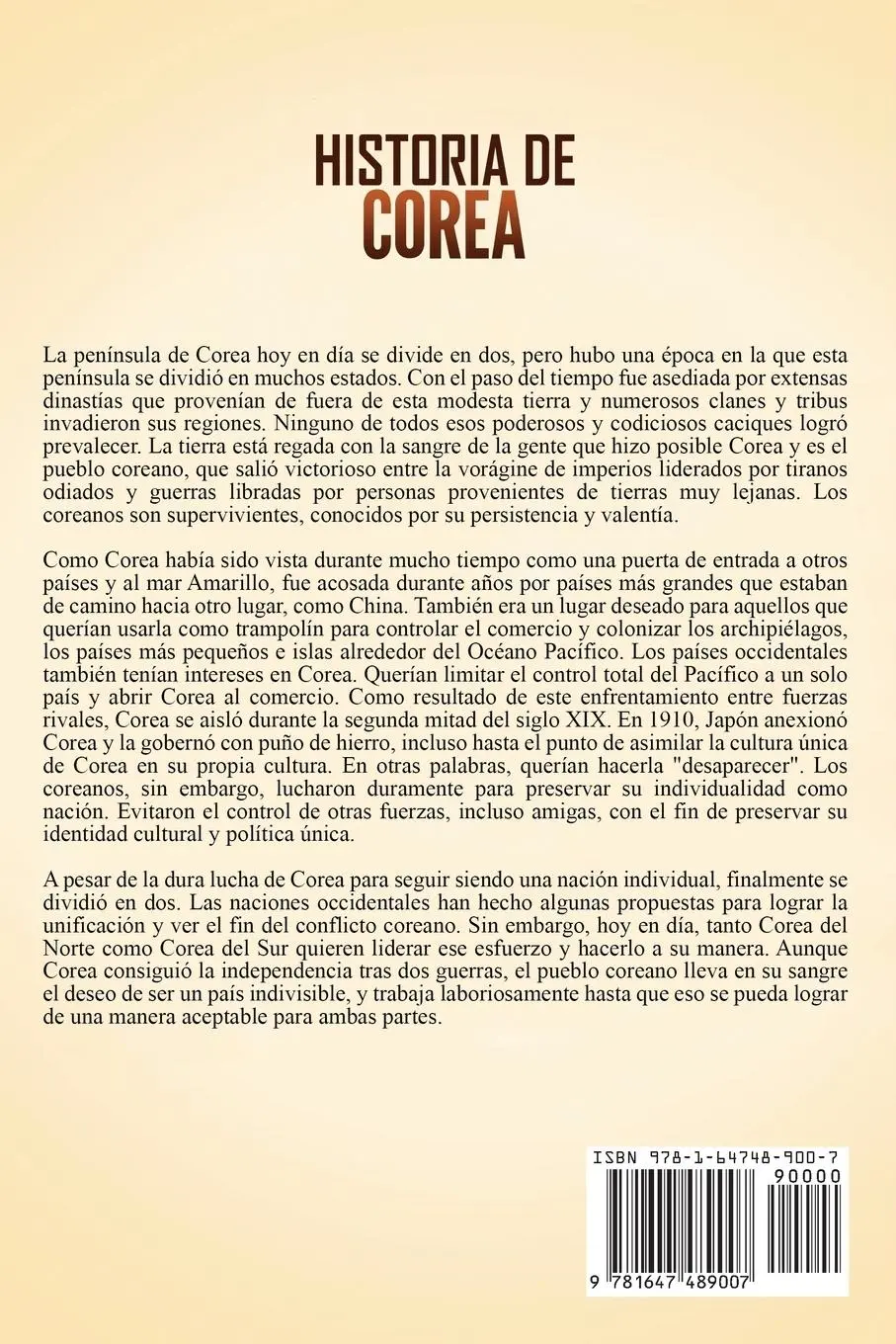 Rückseite: 9781647489007 | Historia de Corea | Captivating History | Taschenbuch | Spanisch