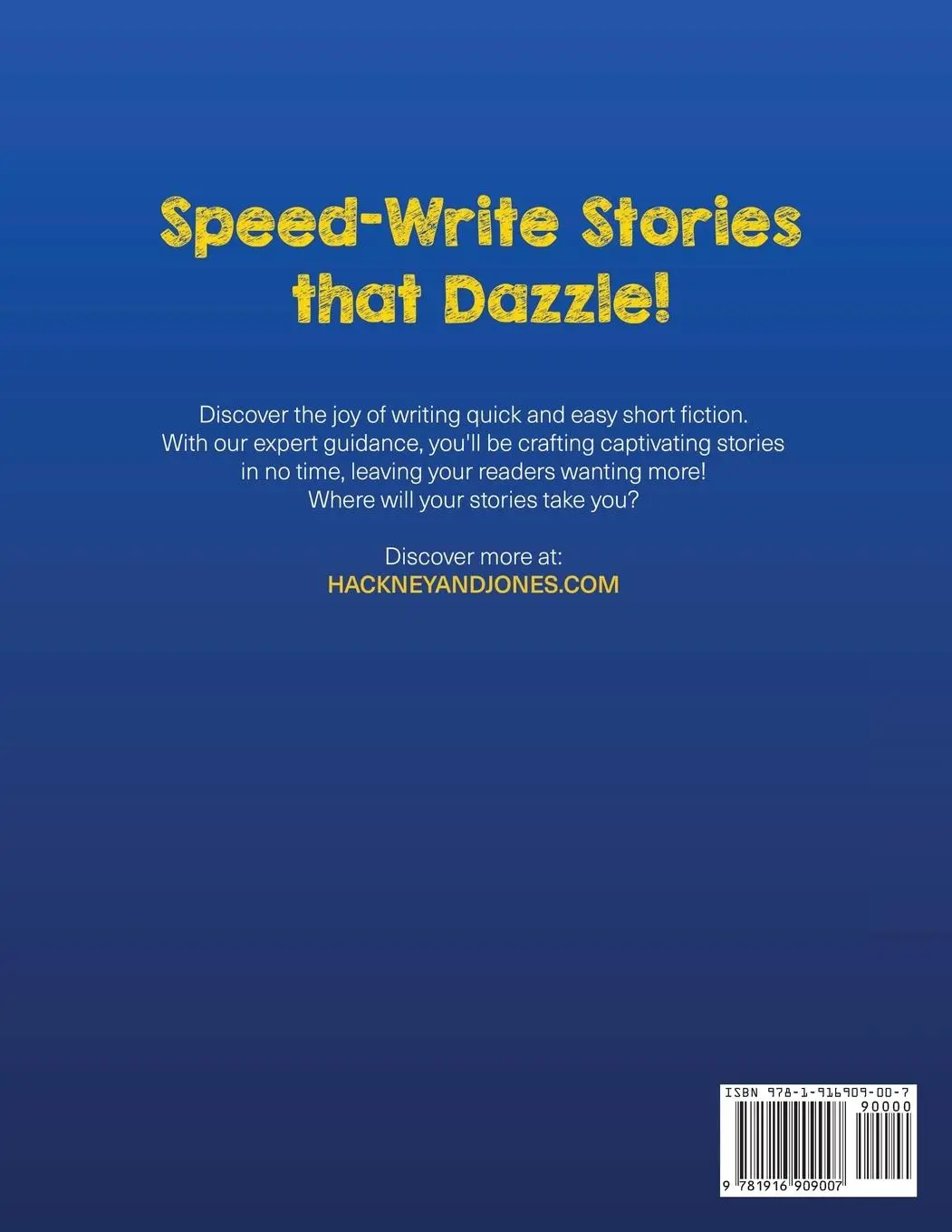 Rückseite: 9781916909007 | Fast-Track To Short Story Writing Success | Hackney And Jones | Buch
