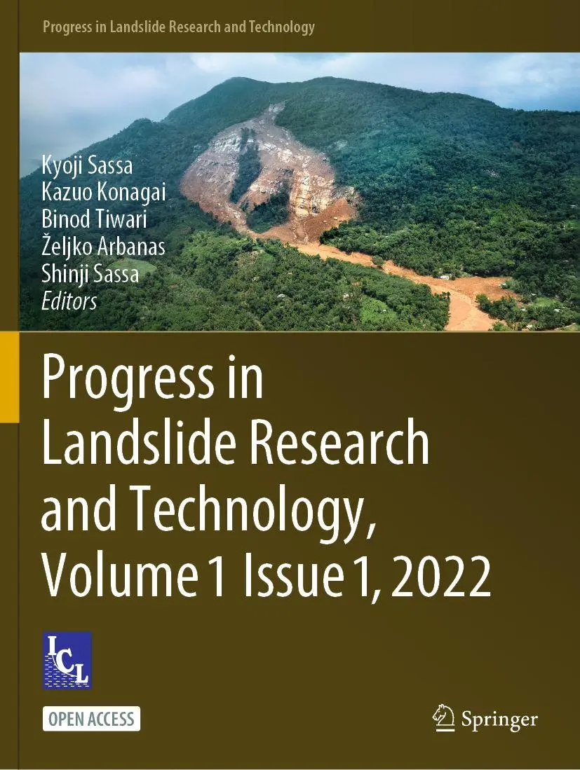 Progress in Landslide Research and Technology   Progress in Landslide Research and Technology Volume 1 Issue 1 2022 Kartoniert (TB)