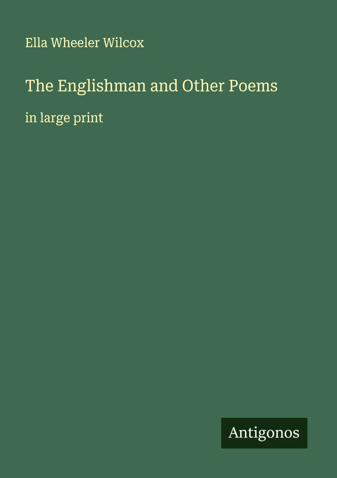 The Englishman and Other Poems