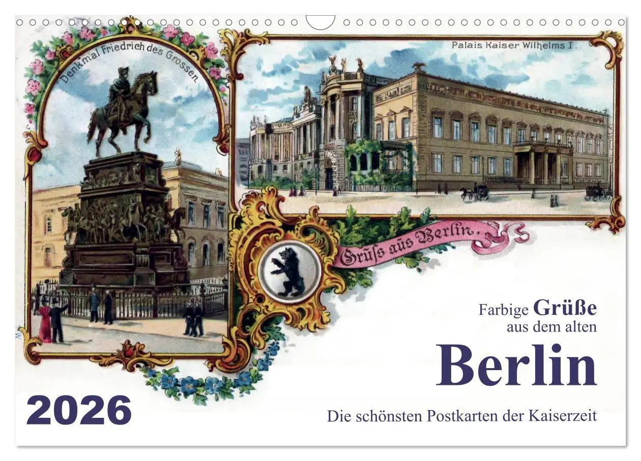 Cover: 9783516129007 | Farbige Grüße aus dem alten Berlin - Die schönsten Postkarten der...