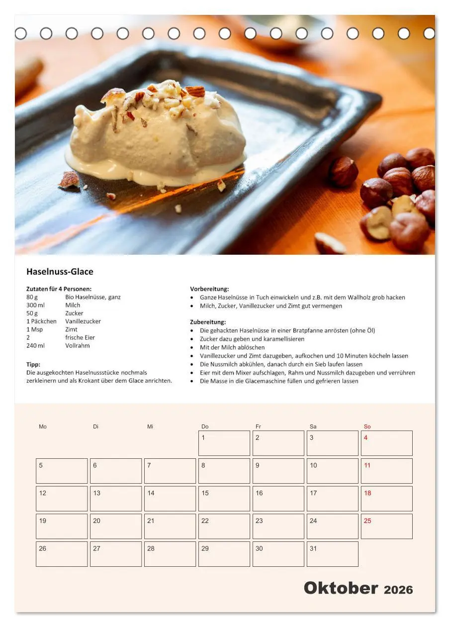 Bild: 9783516369007 | Der tolle Rezeptkalender (Tischkalender 2026 DIN A5 hoch), CALVENDO...