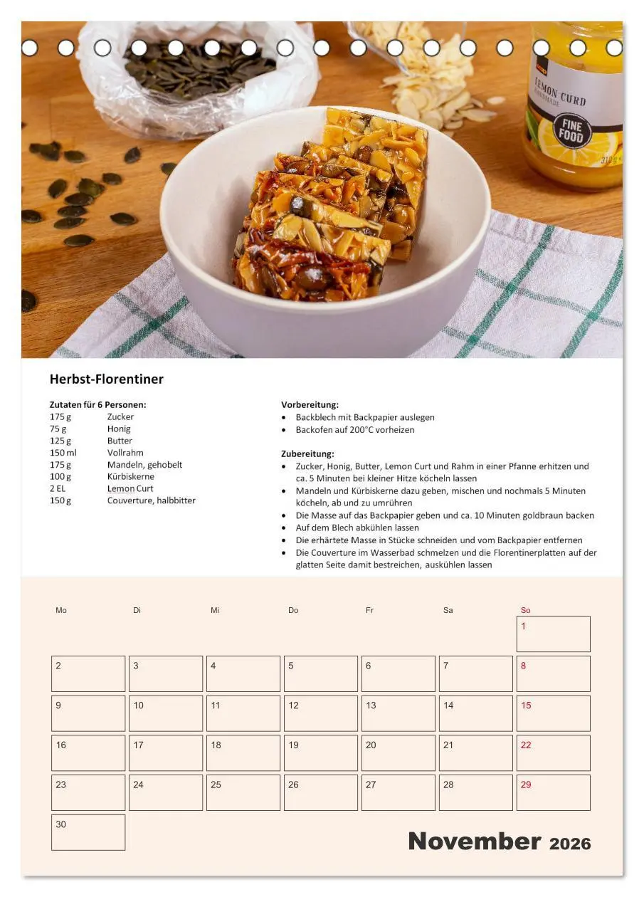 Bild: 9783516369007 | Der tolle Rezeptkalender (Tischkalender 2026 DIN A5 hoch), CALVENDO...