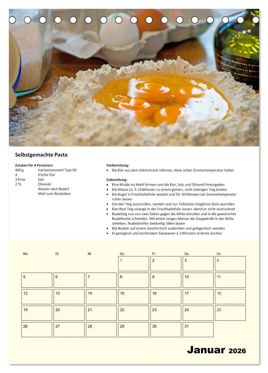 Bild: 9783516369007 | Der tolle Rezeptkalender (Tischkalender 2026 DIN A5 hoch), CALVENDO...