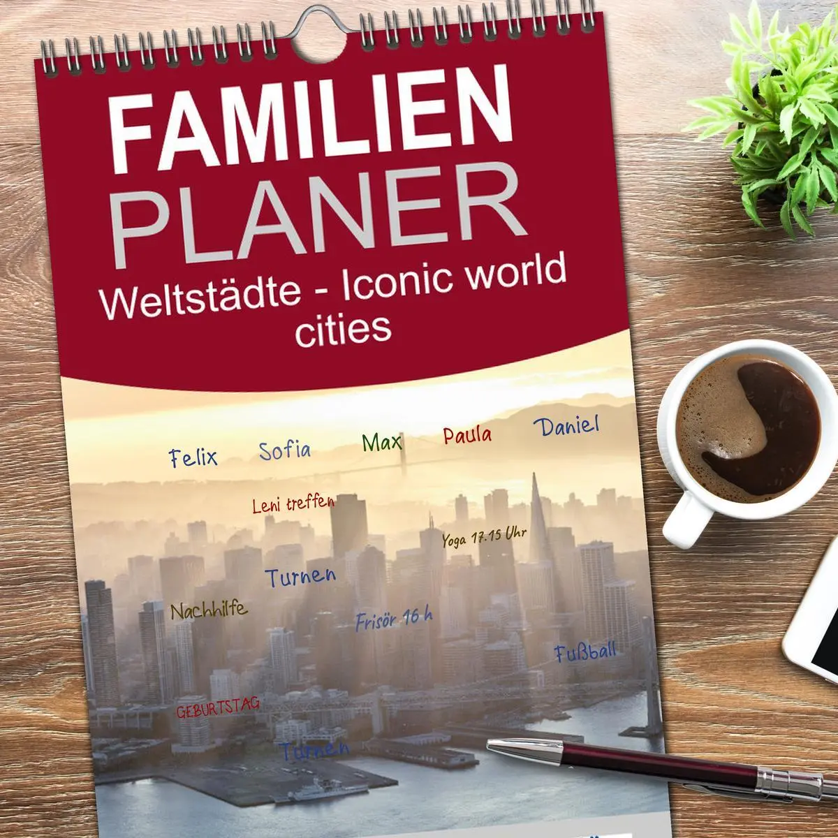 Bild: 9783516509007 | Familienplaner 2026 - Weltstädte - Iconic world cities mit 5...
