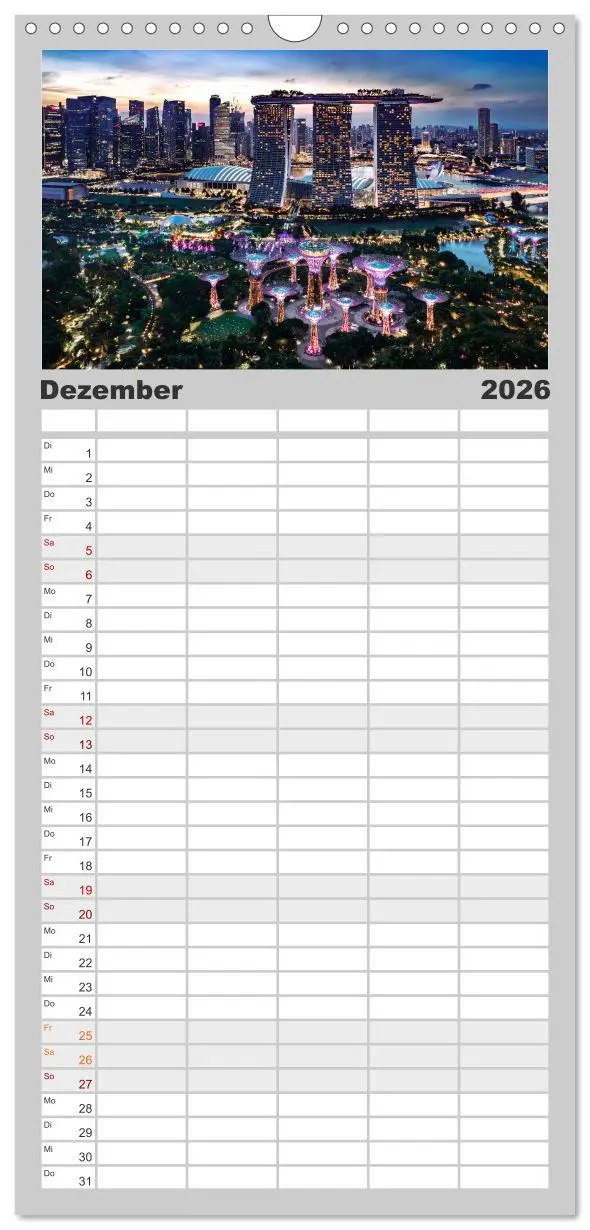 Bild: 9783516509007 | Familienplaner 2026 - Weltstädte - Iconic world cities mit 5...