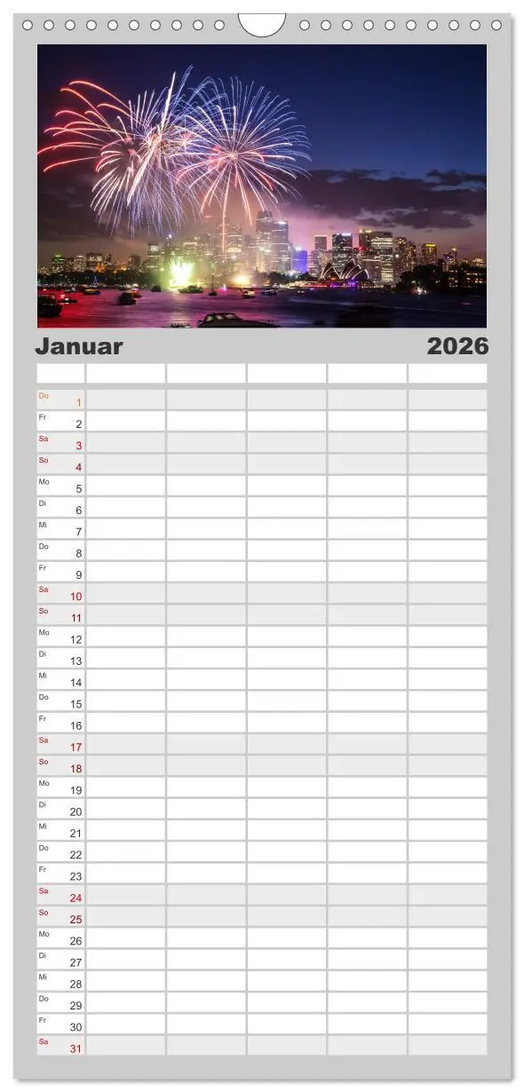 Bild: 9783516509007 | Familienplaner 2026 - Weltstädte - Iconic world cities mit 5...