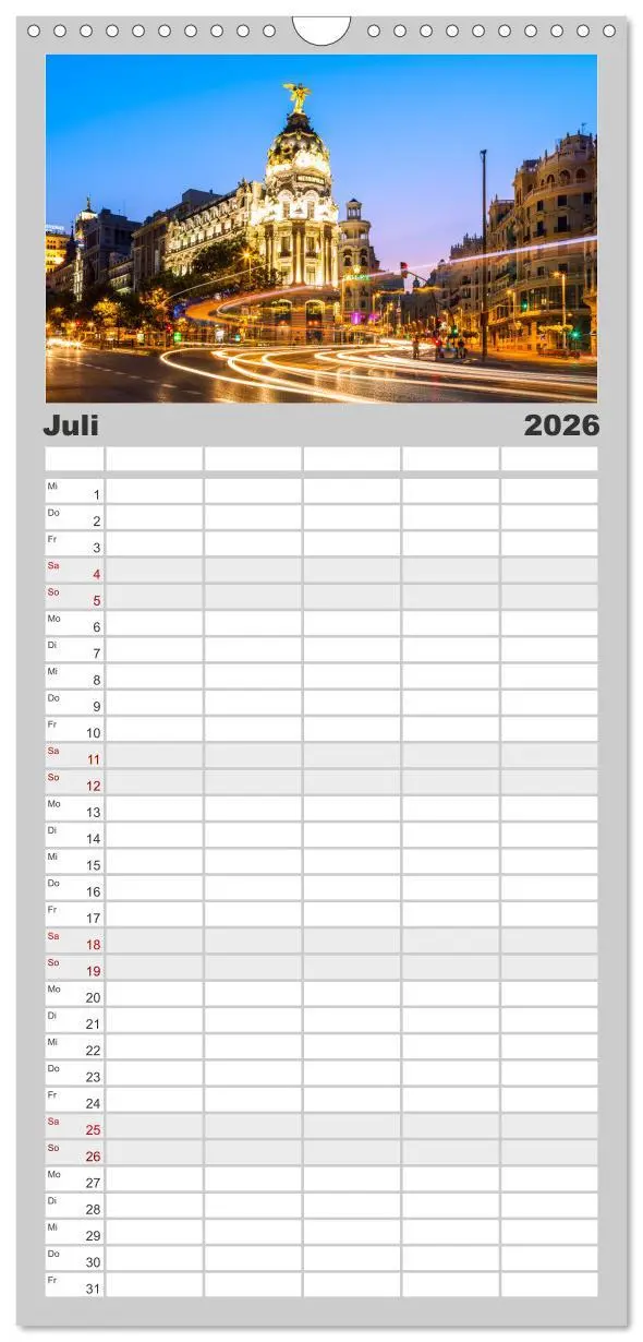 Bild: 9783516509007 | Familienplaner 2026 - Weltstädte - Iconic world cities mit 5...