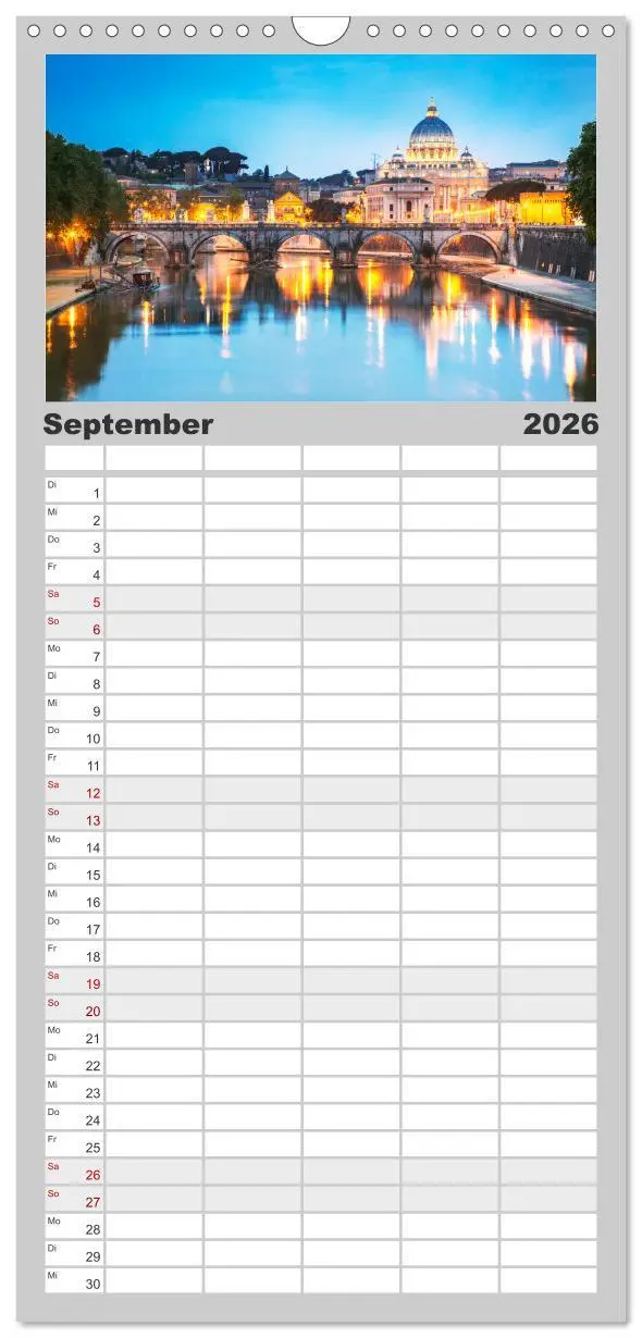 Bild: 9783516509007 | Familienplaner 2026 - Weltstädte - Iconic world cities mit 5...