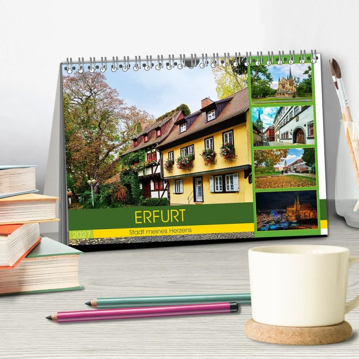 Bild: 9783594349007 | Erfurt - Stadt meines Herzens (Tischkalender 2027 DIN A5 quer),...