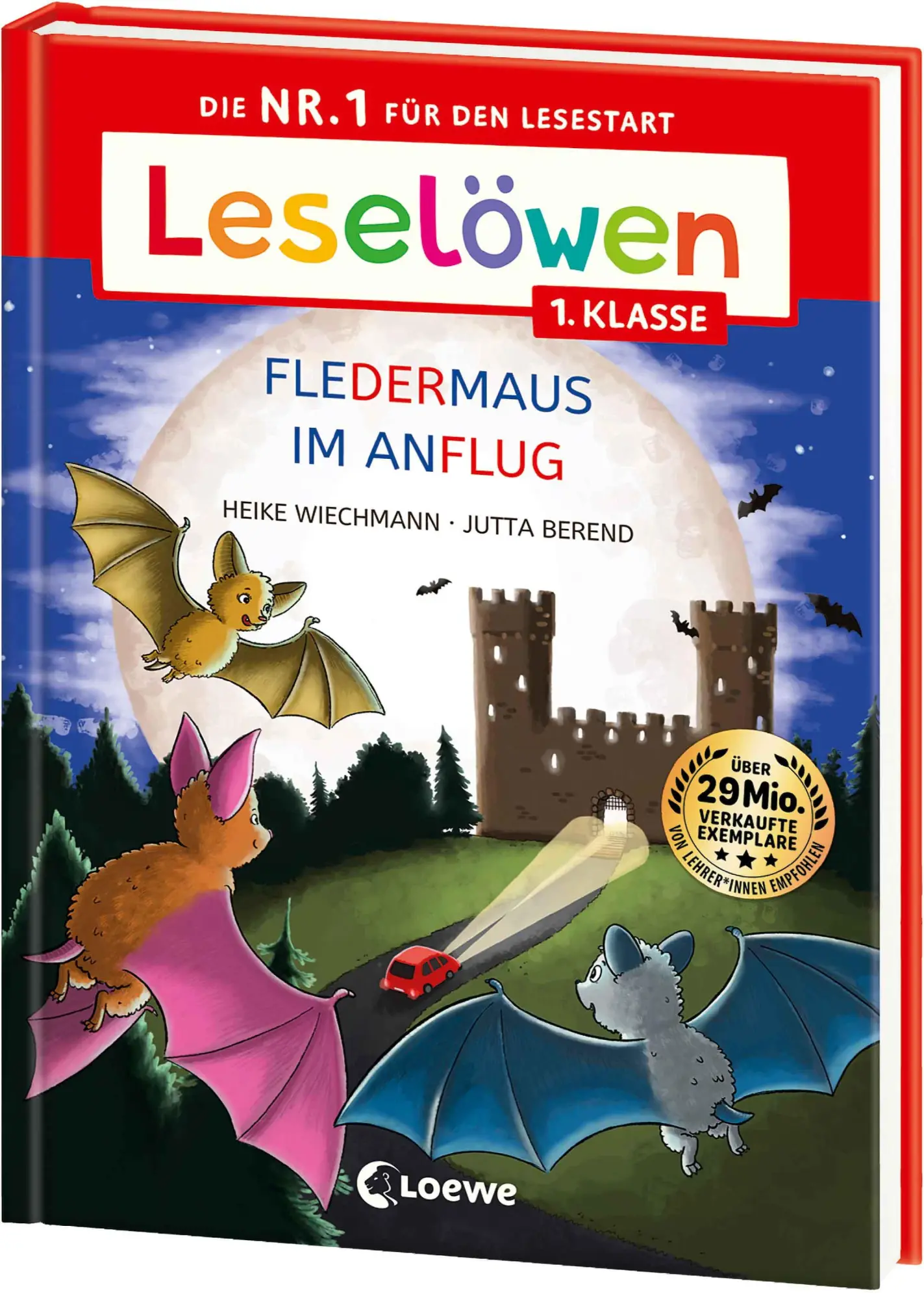 Cover: 9783743219007 | Leselöwen 1. Klasse - Fledermaus im Anflug (Großbuchstabenausgabe)