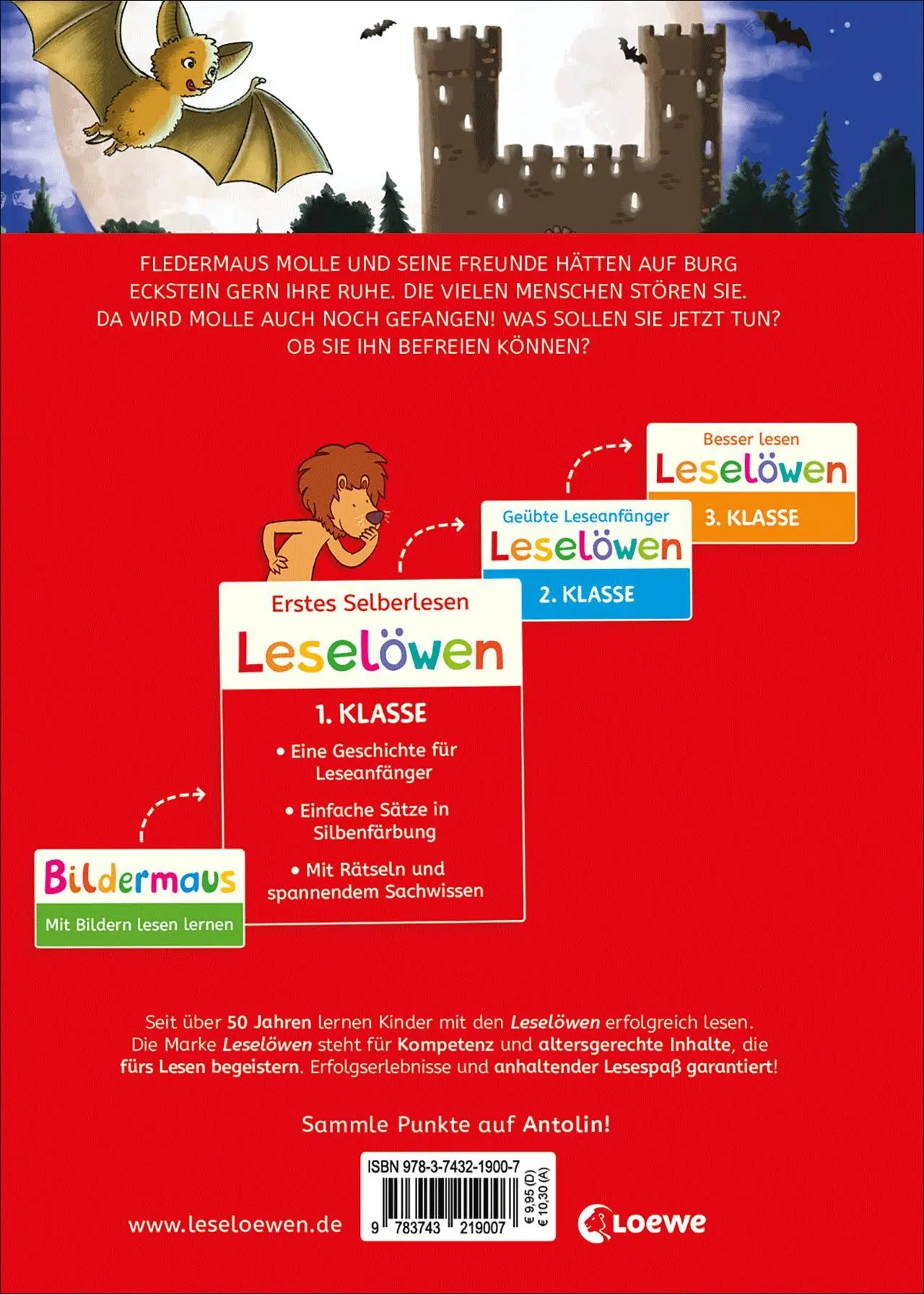 Bild: 9783743219007 | Leselöwen 1. Klasse - Fledermaus im Anflug (Großbuchstabenausgabe)