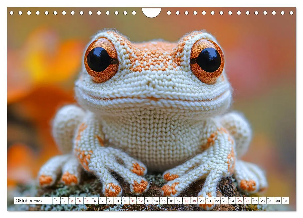 Bild: 9783457199107 | Strick-Safari - Gestrickte Tiere zum Verlieben (Wandkalender 2025...