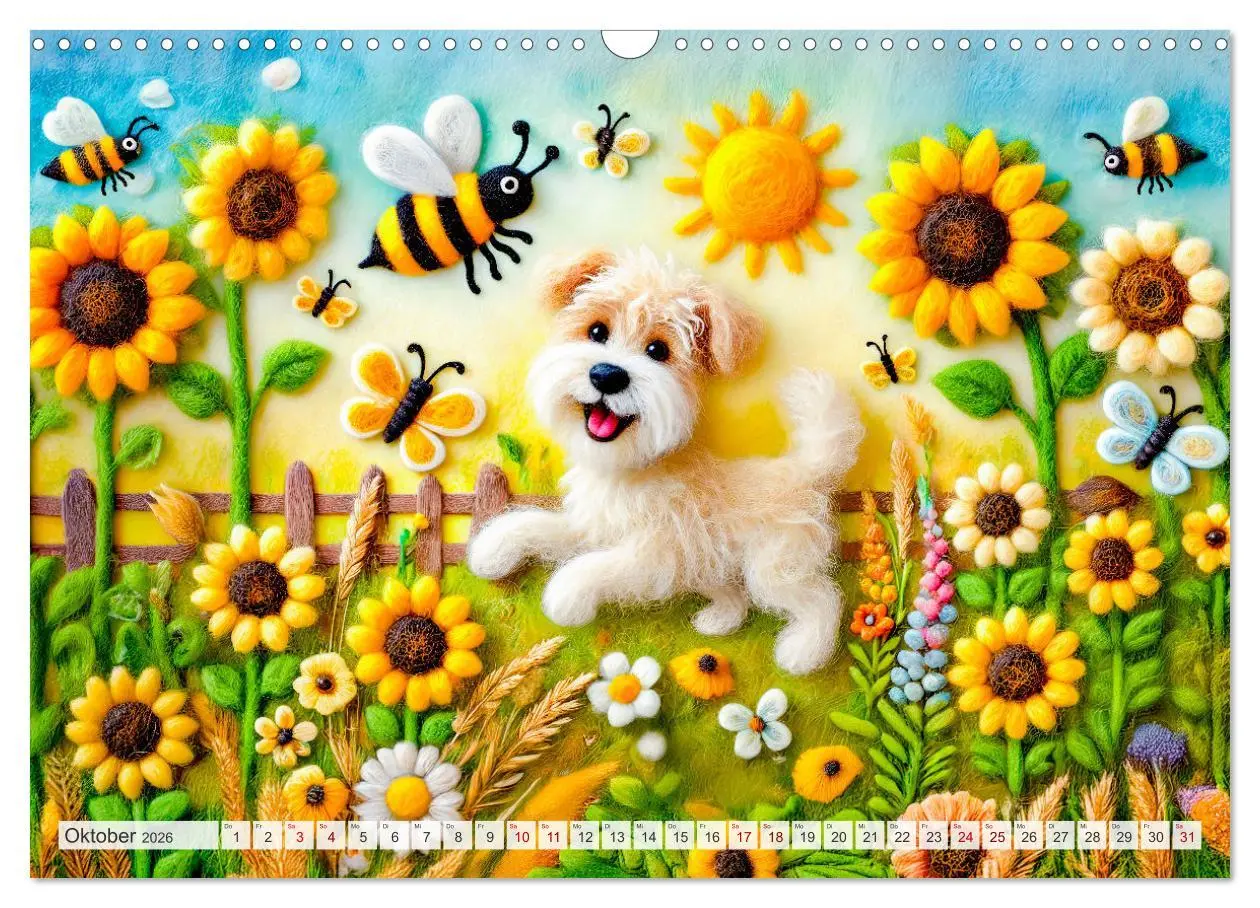 Bild: 9783457269107 | Niedliche Filzhunde - Liebevolle Ideen aus Filz und Wolle...